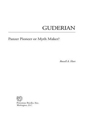 cover image of Guderian